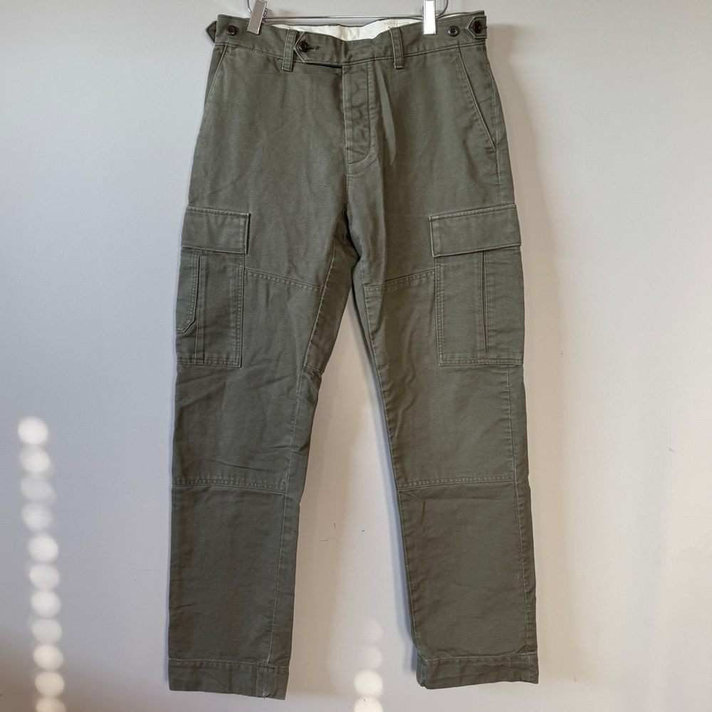 Green Cargo Utility Pants
